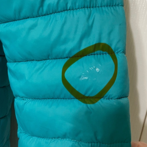 Lands' End Kids Teal Puffer Jacket - Picture 10 of 10